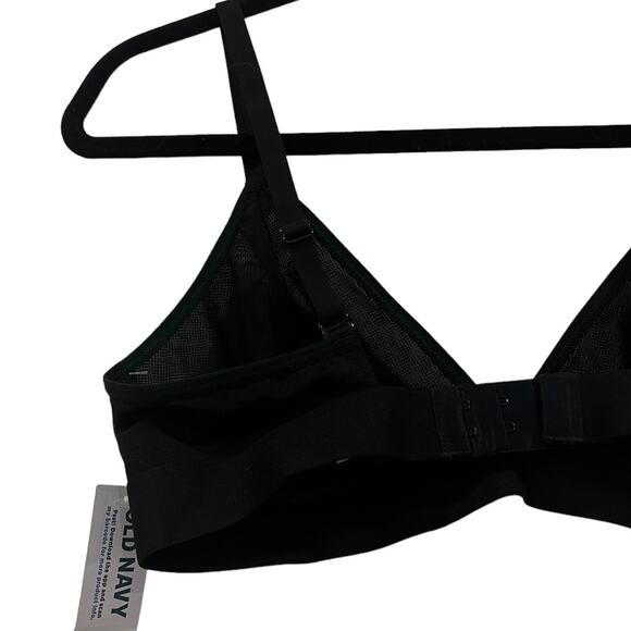 Old Navy Womens See Through Sheer Black Bra M Medium NWT - Picture 5 of 8